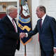 President Trump shakes hands in the Oval Office with Russian Foreign Minister Sergey Lavrov (Russian Foreign Ministry/ Flickr)
